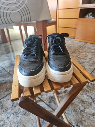 Zapatillas Nike Court Vision Altas Negras