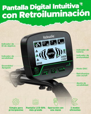 Detector de Metales Alta Precisión Sumergible