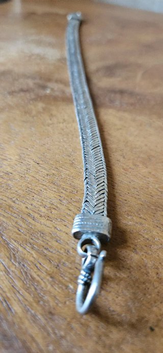 Bracciale snake in argento