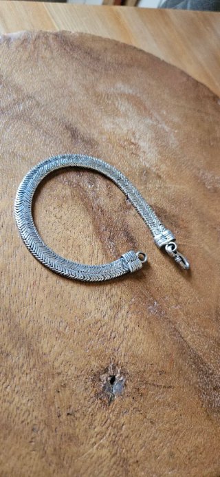 Bracciale snake in argento