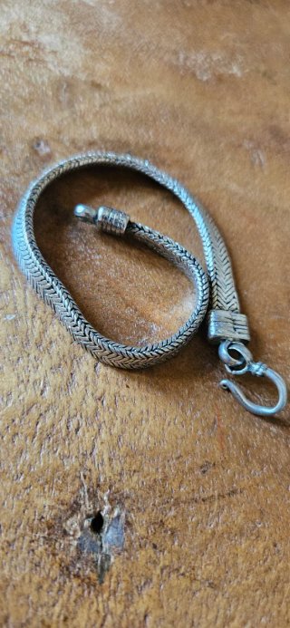 Bracciale snake in argento