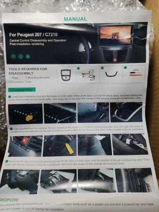 Radio Android Peugeot 207 Ohradio 2+64G