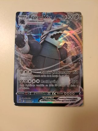 Cartas Pokémon Gengar VMAX, Aggron VMAX, Shaymin V