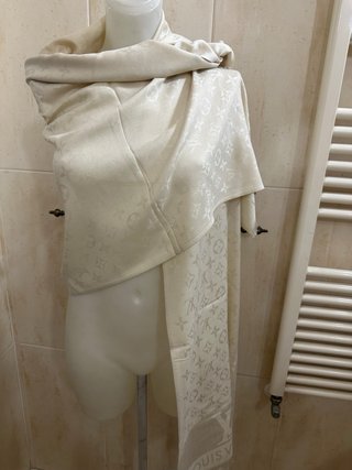 Foulard Beige Monogram Donna