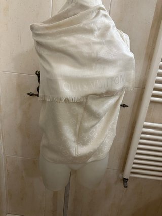 Foulard Beige Monogram Donna