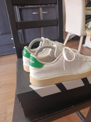Zapatillas Adidas Talla 38 Blancas y Verdes