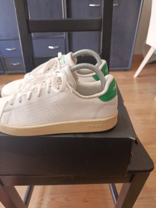 Zapatillas Adidas Talla 38 Blancas y Verdes