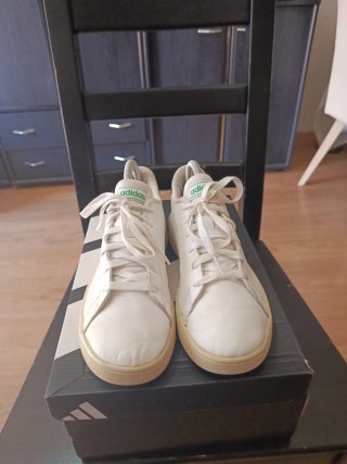 Zapatillas Adidas Talla 38 Blancas y Verdes