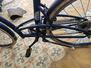 Bicicleta de paseo B'TWIN azul