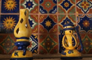 Lámparas de cerámica decorativas