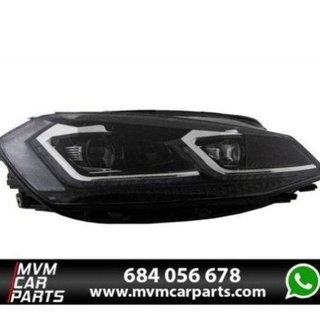 Faros delanteros Led para VW Golf 7.5 Facelift con