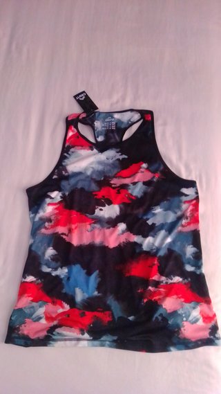 Camiseta deportiva tirantes CRIVIT multicolor muje