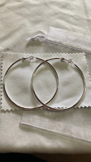 Pendientes aro grandes 8 ctms.