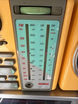 Radio Cassette Philips Moving Sound D8354 Vintage