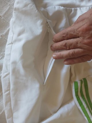 Sudadera Adidas Blanca y Verde