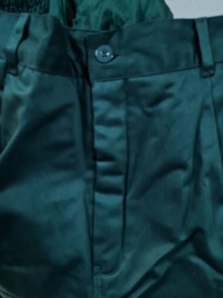 Pantalón alta visibilidad verde y naranja