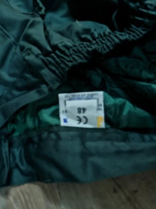Pantalón alta visibilidad verde y naranja
