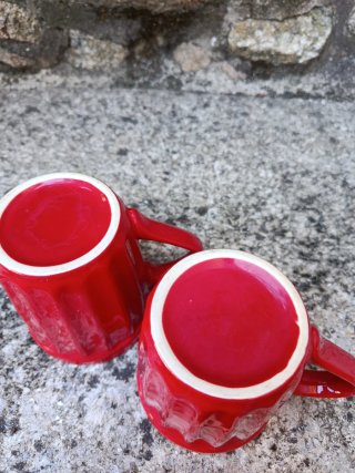 Set 2 Tazas Rojas