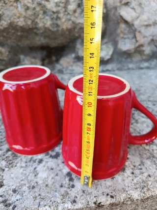 Set 2 Tazas Rojas
