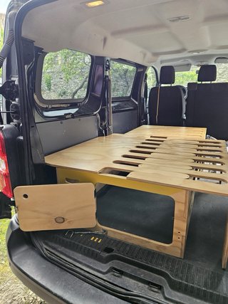 Mueble cama furgoneta camper