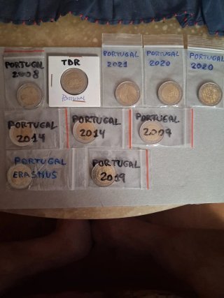 Monedas Portugal 2008-2021