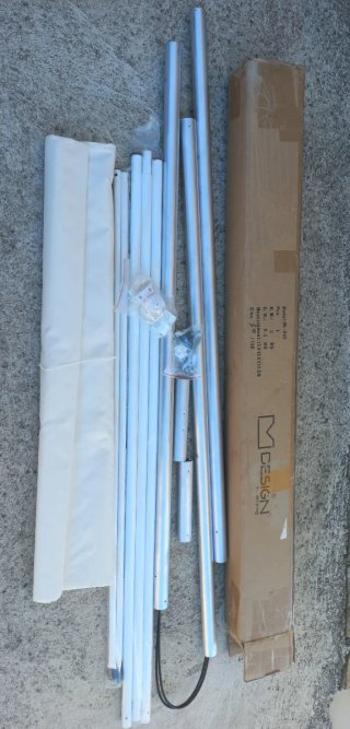 Toldo para ventana M DESIGN 4,0 x 1,2m
