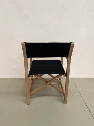 Sedia Kave Home Vilara Pieghevole Nera