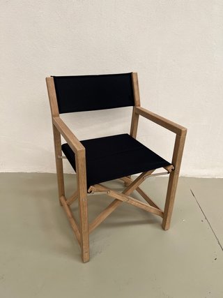Sedia Kave Home Vilara Pieghevole Nera