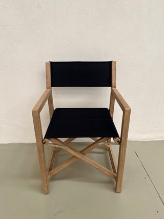 Sedia Kave Home Vilara Pieghevole Nera