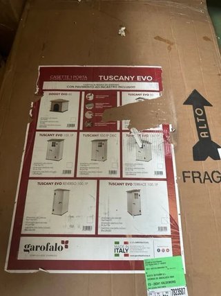 Caseta jardín resina con suelo 1 m² Tuscany Evo 80
