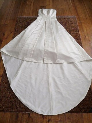 Vestido de Novia Marfil con Chal