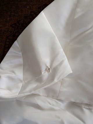 Vestido de Novia Marfil con Chal