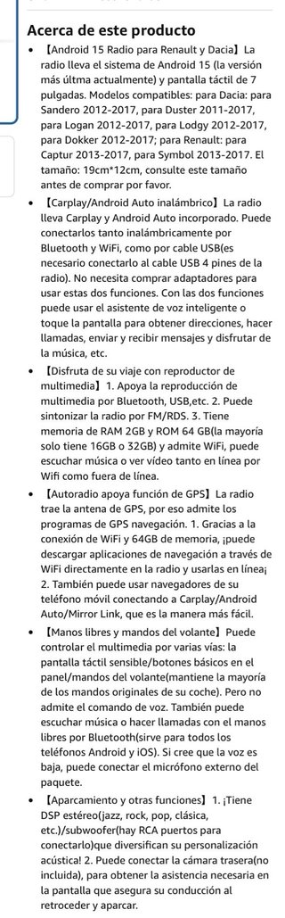NUEVO! (140€) Radio Coche Android 15 2GB+64GB