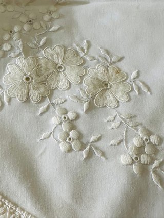 Juego de Cama Algodón Bordado