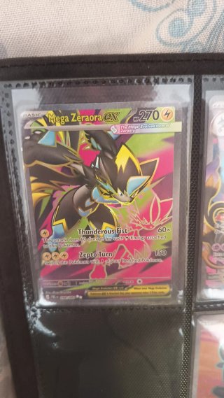 Mega Zeraora EX Carta Pokémon Inglés
