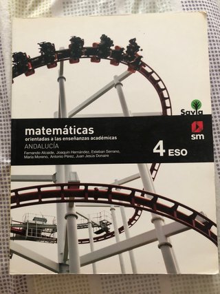 Libro Matemáticas 4 eso SM