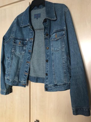 Chaqueta tejana azul