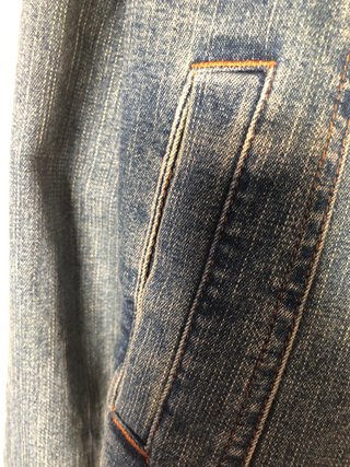 Chaqueta tejana azul