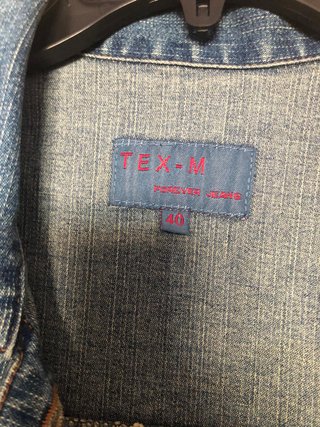 Chaqueta tejana azul