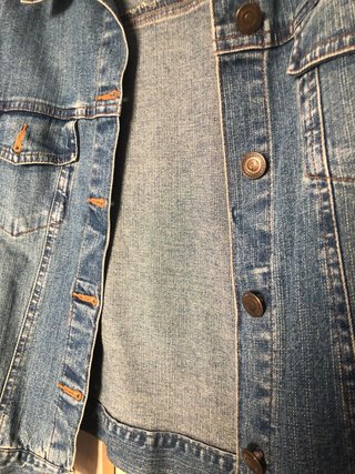 Chaqueta tejana azul