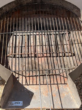 Barbacoa Redonda Ø70 cm con Soporte Paellera