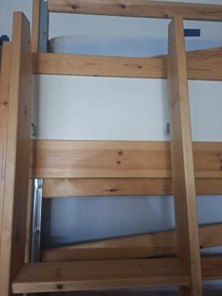 Litera IKEA Vradal Madera + Colchón (¡IMPECABLE!)