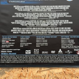 Fast And Furious 4 Film DVD Box Cofanetto