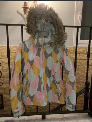 Chaqueta Roxy niña hojas