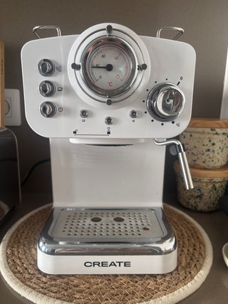 Cafetera Retro Create Blanca