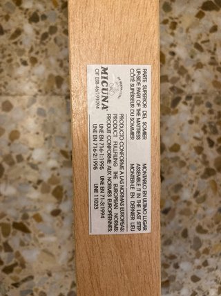 Cuna madera