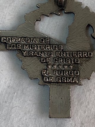 Medalla Cofradía Misterios y Santo Entierro