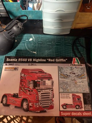 Maqueta Camión Scania R560 V8 1:24 Italeri