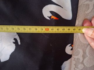 Vestido,negro, cisnes de Bimba y Lola