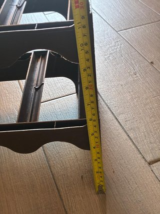 2 Portabottiglie Impilabili Marroni